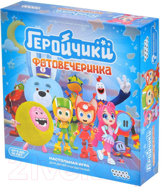 Изображение товара Настольная игра Мир Хобби Геройчики. Фотовечеринка / 915871