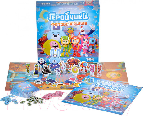 Изображение товара Настольная игра Мир Хобби Геройчики. Фотовечеринка / 915871