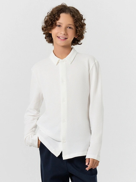 Изображение товара Рубашка детская Mark Formelle 123432/1 (р.128-64, белый)