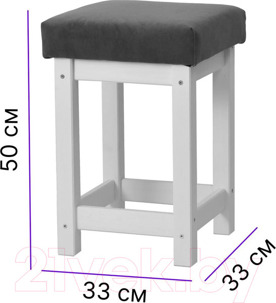 Изображение товара Табурет Dipriz Оливия Д.28003.2 (белый)