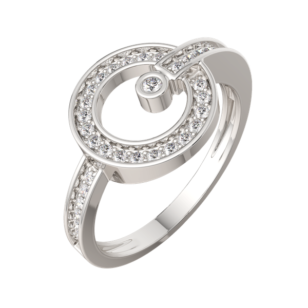 Изображение товара Кольцо из серебра ZORKA 0210905.ZZ (р.17, с фианитами)