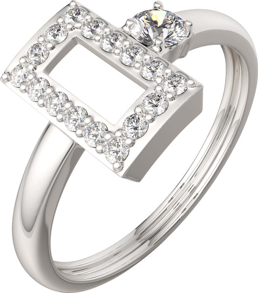 Изображение товара Кольцо из серебра ZORKA 0210906 (р.17, с фианитами)