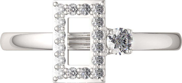 Изображение товара Кольцо из серебра ZORKA 0210906 (р.17, с фианитами)