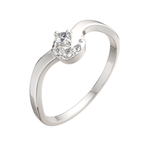 Изображение товара Кольцо из серебра ZORKA 0210912.ZZ (р.16, с фианитами)