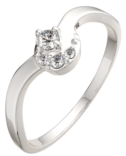 Изображение товара Кольцо из серебра ZORKA 0210912.ZZ (р.16, с фианитами)