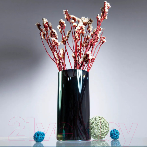 Изображение товара Ваза Элетех Тубо 9x25 / 4840900128 (петроль)