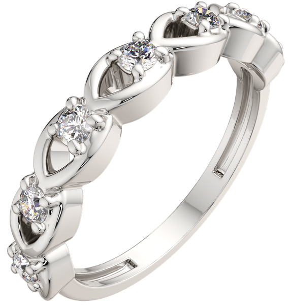 Изображение товара Кольцо из серебра ZORKA 0210940 (р.17.5, с фианитами)