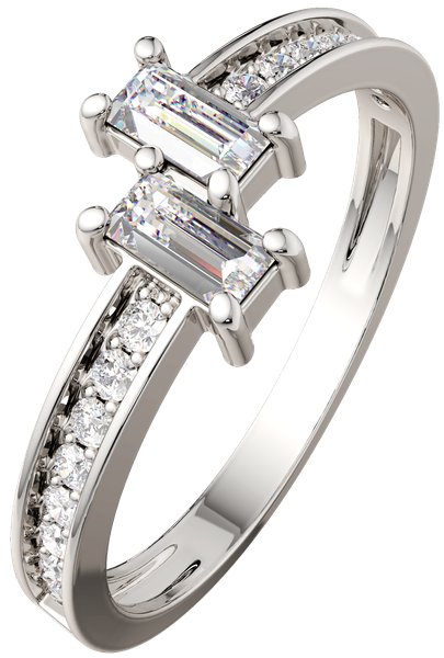 Изображение товара Кольцо из серебра ZORKA 0210882.ZZ (р.17, с фианитами)