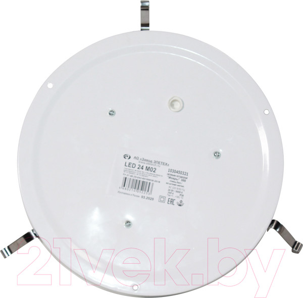 Изображение товара Потолочный светильник Элетех Колорика Хелен 300 LED 24 M02 / 1030450401 (матовый/белый/розовый)