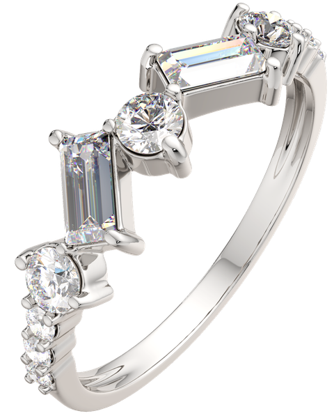 Изображение товара Кольцо из серебра ZORKA 0210950.ZZ (р.17.5, с фианитами)