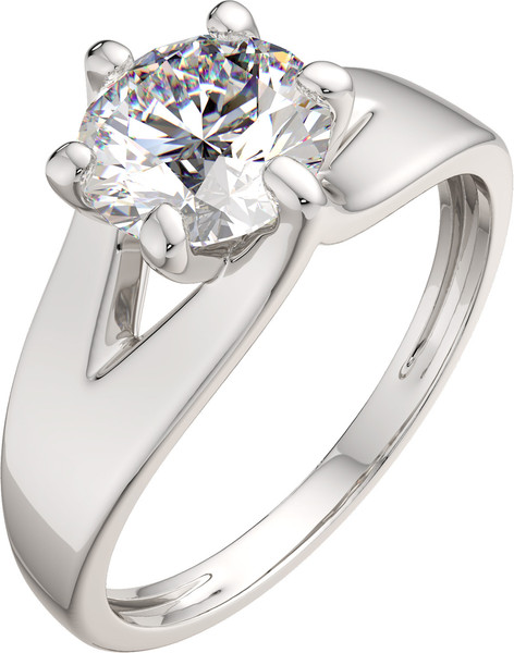 Изображение товара Кольцо из серебра ZORKA 0210954 (р.17.5, с фианитом)