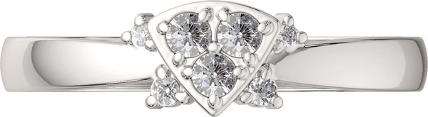 Изображение товара Кольцо из серебра ZORKA 0210956 (р.17, с фианитами)