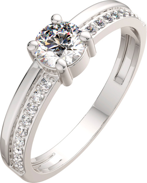 Изображение товара Кольцо из серебра ZORKA 0210961 (р.17, с фианитами)