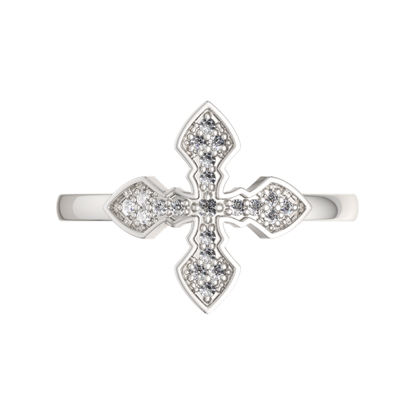 Изображение товара Кольцо из серебра ZORKA 0210963 (р.17, с фианитами)