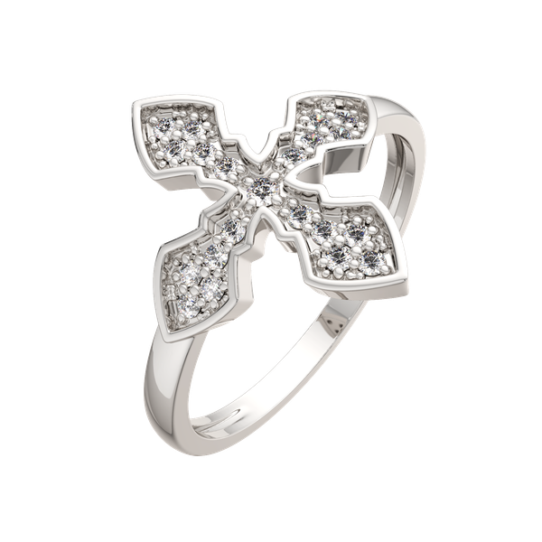 Изображение товара Кольцо из серебра ZORKA 0210963 (р.17.5, с фианитами)