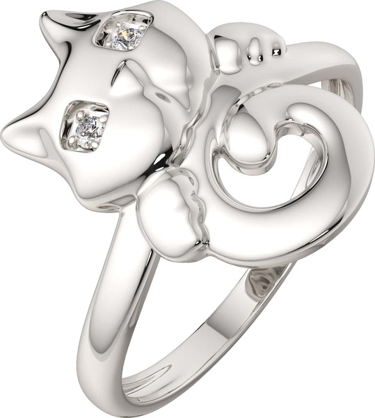 Изображение товара Кольцо из серебра ZORKA 0210985 (р.17, с фианитами)