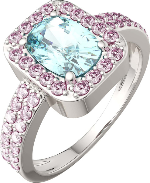 Изображение товара Кольцо из серебра ZORKA 0210987 (р.17, с наноситалом и фианитами)