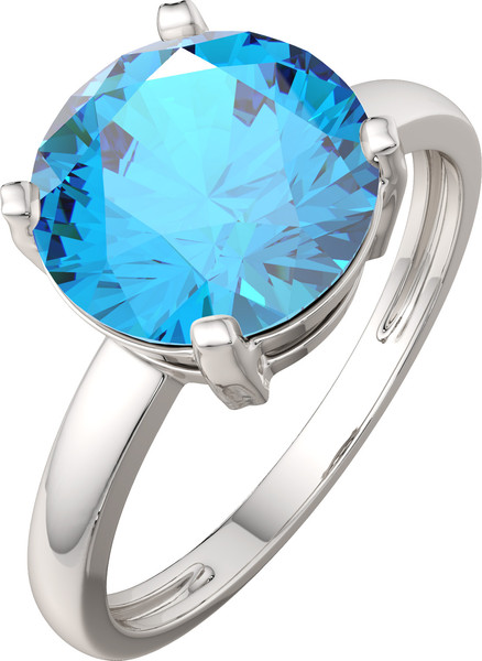 Изображение товара Кольцо из серебра ZORKA 0210991 (р.17.5, с фианитом)