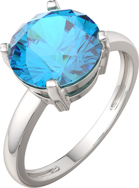 Изображение товара Кольцо из серебра ZORKA 0210991 (р.17, с фианитом)