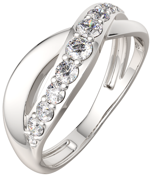 Изображение товара Кольцо из серебра ZORKA 0210993.ZZ (р.17.5, с фианитами)