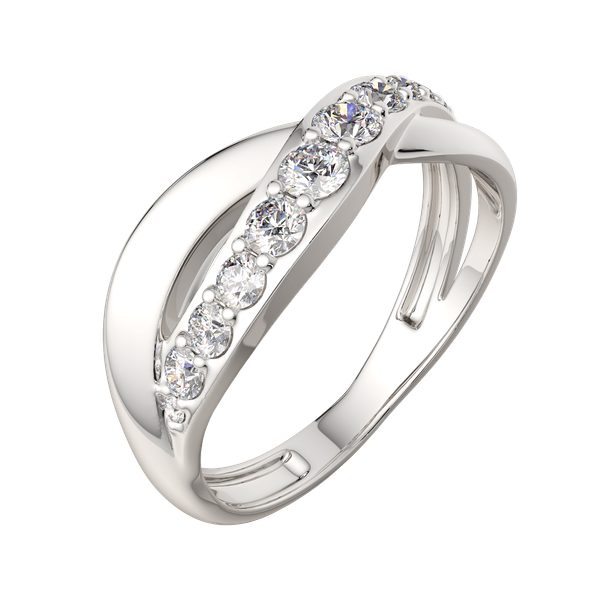 Изображение товара Кольцо из серебра ZORKA 0210993.ZZ (р.17.5, с фианитами)