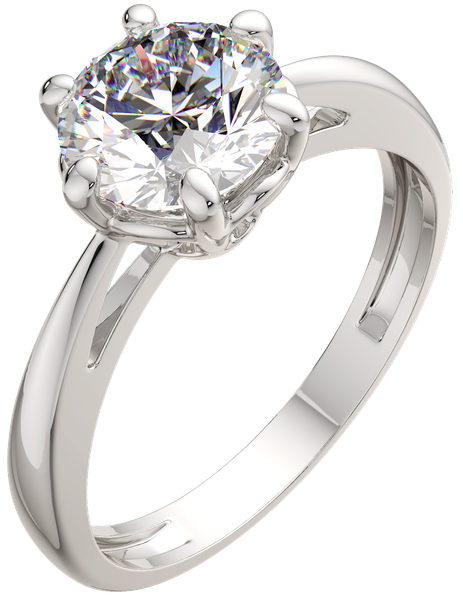 Изображение товара Кольцо из серебра ZORKA 0210891.ZZ (р.17, с фианитом)