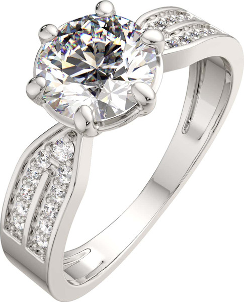 Изображение товара Кольцо из серебра ZORKA 0210994 (р.17, с фианитами)