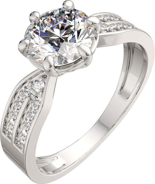 Изображение товара Кольцо из серебра ZORKA 0210994 (р.17, с фианитами)