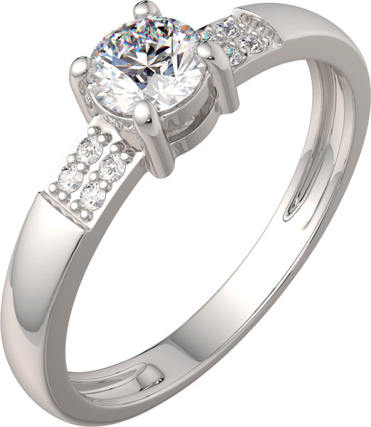 Изображение товара Кольцо из серебра ZORKA 0210892.ZZ (р.16.5, с фианитами)