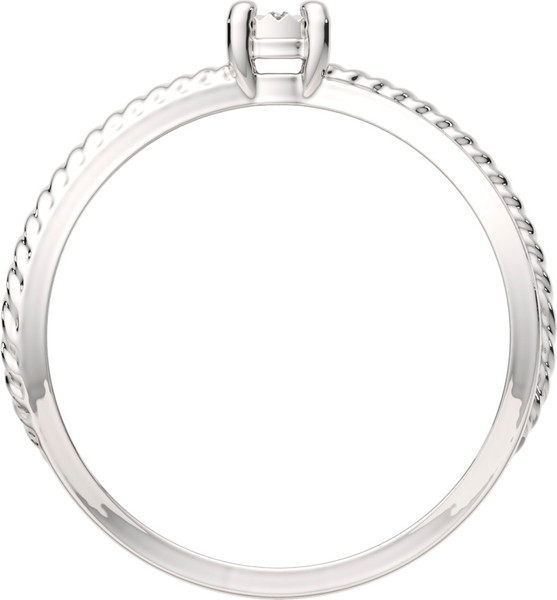 Изображение товара Кольцо из серебра ZORKA 02D0005 (р.17.5, с бриллиантом)