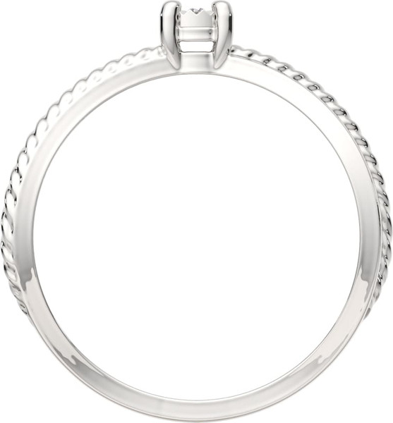 Изображение товара Кольцо из серебра ZORKA 02D0005 (р.18, с бриллиантом)