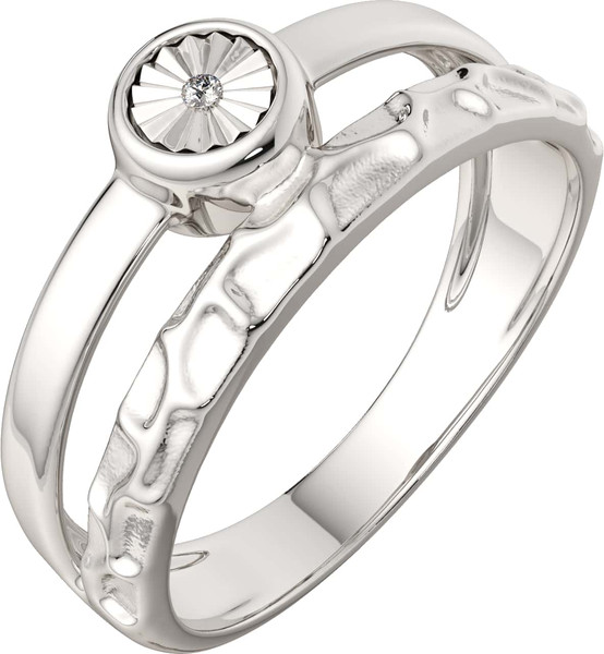 Изображение товара Кольцо из серебра ZORKA 02D0008 (р.18, с бриллиантом)