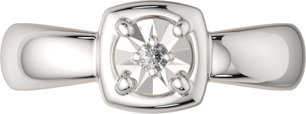 Изображение товара Кольцо из серебра ZORKA 02D0009 (р.17, с бриллиантом)