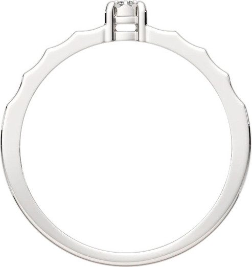 Изображение товара Кольцо из серебра ZORKA 02D0020 (р.17, с бриллиантом)