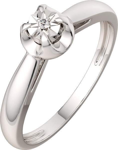 Изображение товара Кольцо из серебра ZORKA 02D0021 (р.17, с бриллиантом)