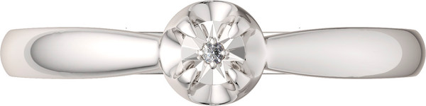 Изображение товара Кольцо из серебра ZORKA 02D0021 (р.17, с бриллиантом)