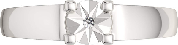 Изображение товара Кольцо из серебра ZORKA 02D0023.ZZ (р.18, с бриллиантом)