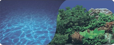 Изображение товара Декорация для аквариума Prime Синее море / Растительный пейзаж / PR-002170