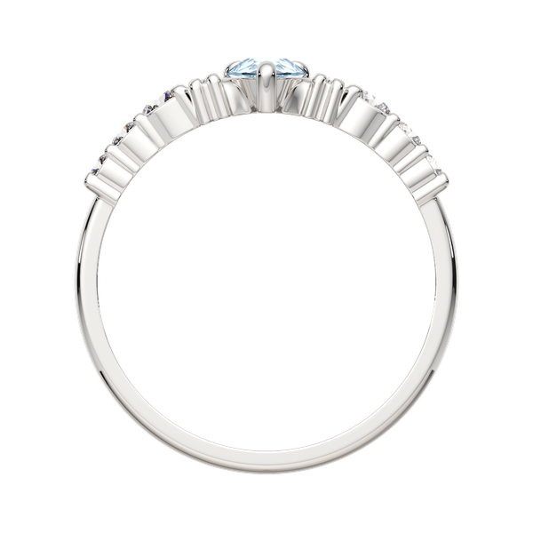 Изображение товара Кольцо из серебра ZORKA 02S4024 (р.17, с топазом и фианитами)