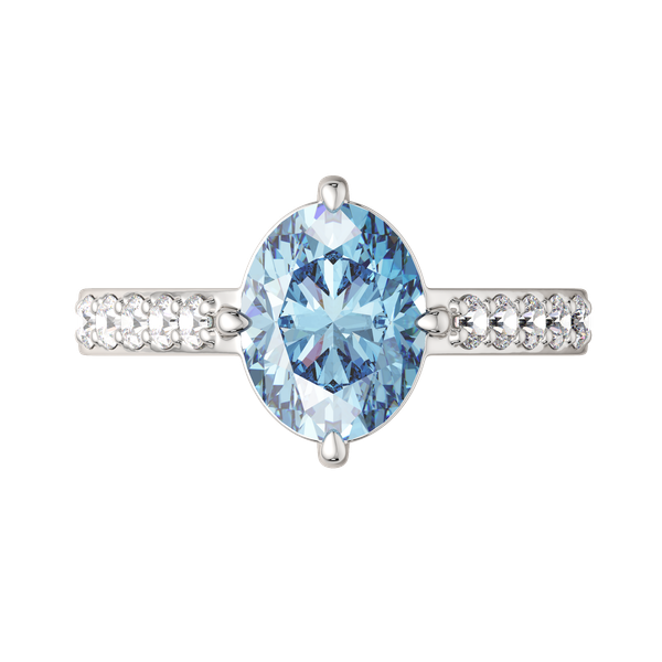 Изображение товара Кольцо из серебра ZORKA 02S4058.ZZ (р.18.5, с топазом и фианитами)