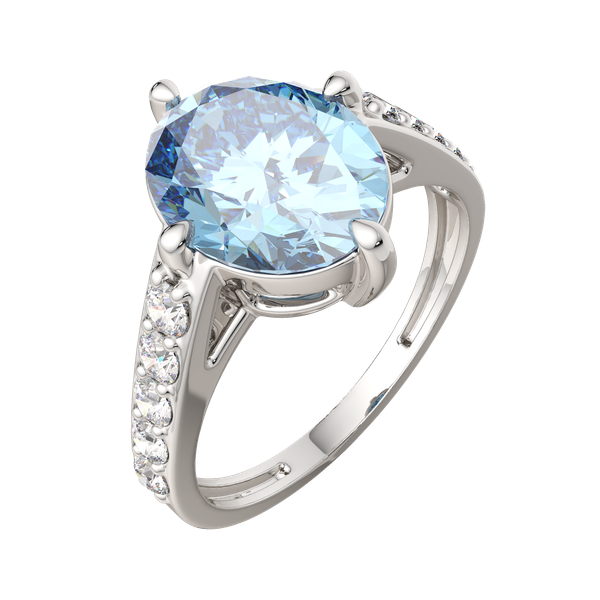 Изображение товара Кольцо из серебра ZORKA 02S4058.ZZ (р.18.5, с топазом и фианитами)