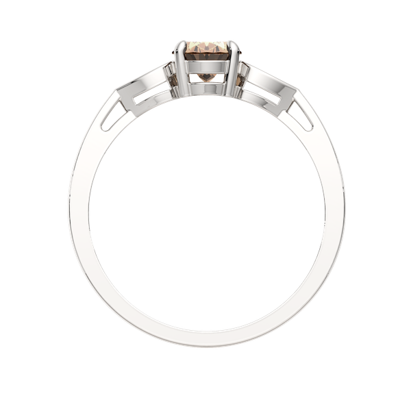 Изображение товара Кольцо из серебра ZORKA 02S9039.ZZ (р.17, с раухтопазом и фианитами)