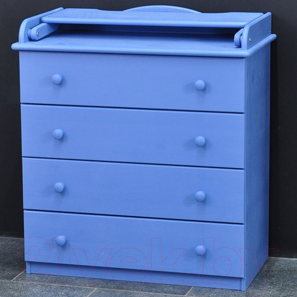 Изображение товара Комод пеленальный Dipriz Алиса Б Д2301 / Д.7550.5 (голубой)