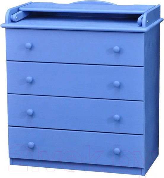 Изображение товара Комод пеленальный Dipriz Алиса Б Д2301 / Д.7550.5 (голубой)