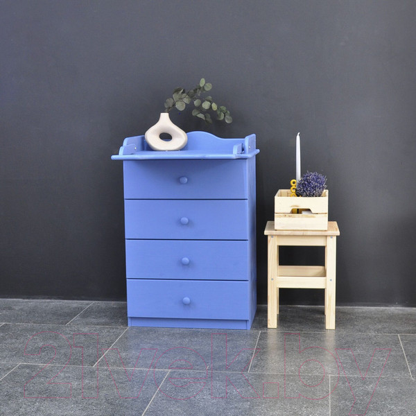 Изображение товара Комод пеленальный Dipriz Алиса М Д2302 / Д.7549.5  (голубой)