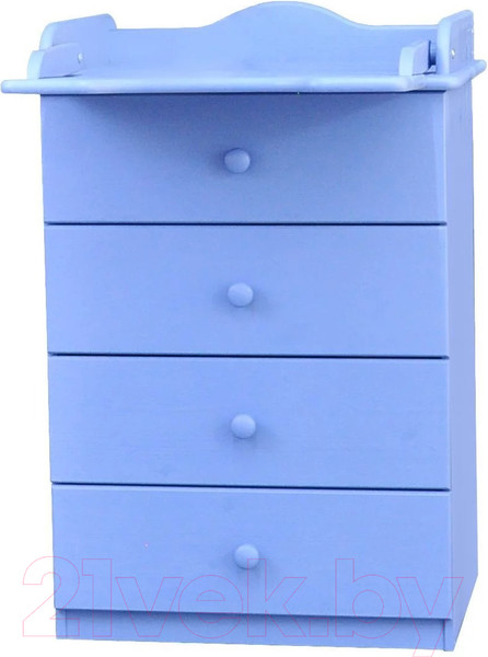 Изображение товара Комод пеленальный Dipriz Алиса М Д2302 / Д.7549.5  (голубой)