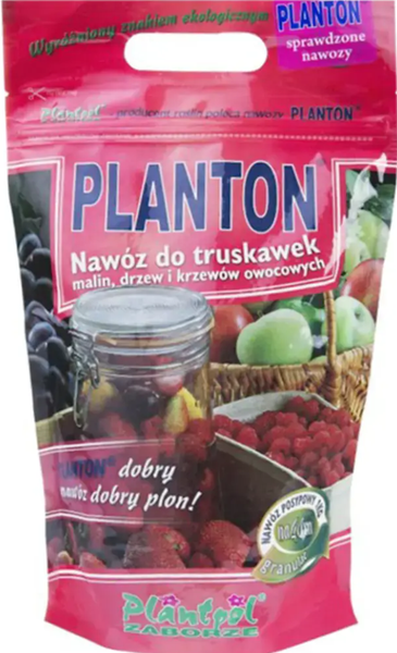 Изображение товара Удобрение Planton Для клубники, малины сыпучее (1кг)