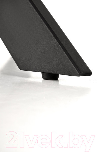 Изображение товара Обеденный стол Halmar Edgar 2 / V-CH-EDGAR_2-ST (белый мрамор/черный)