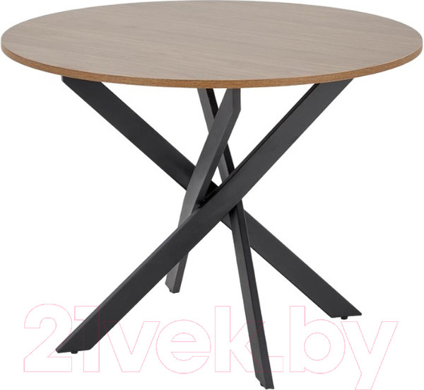 Изображение товара Обеденный стол Halmar Edgar / V-CH-EDGAR-ST-ORZECHOWY (орех/черный)