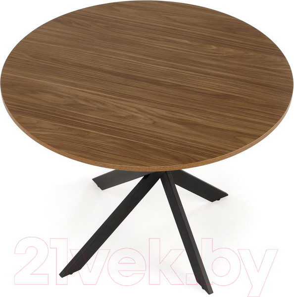 Изображение товара Обеденный стол Halmar Edgar / V-CH-EDGAR-ST-ORZECHOWY (орех/черный)